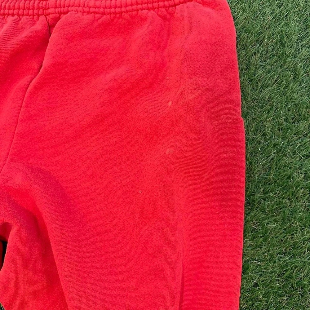 Russell Athletic red cuffed sweatpants large - Picture 5 of 8